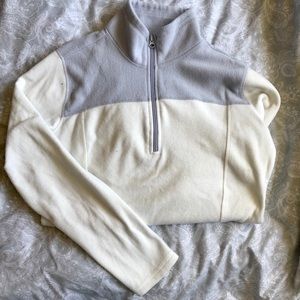 Fleece quarter zip up